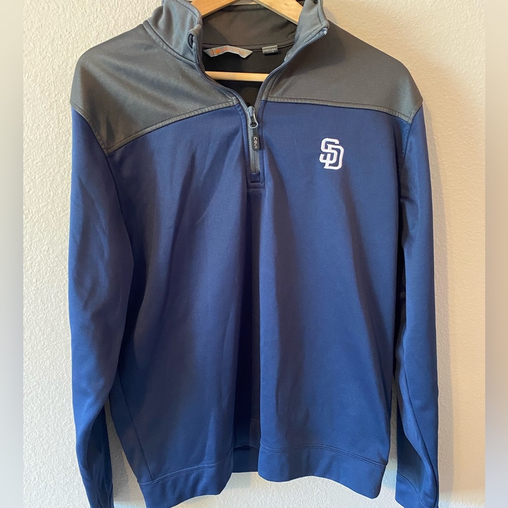 Cutter & Buck San Diego Padres performance pullover, great condition!